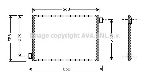PRASCO UV5021 Condenser, air conditioning